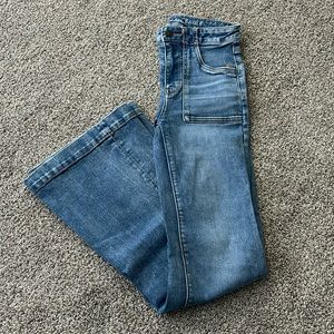 american eagle flare jeans